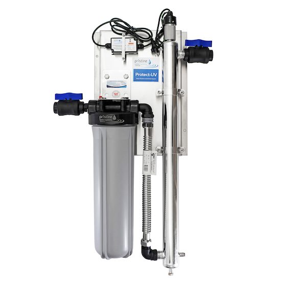 45-60 Lpm Single 20" x 4.5" UV Kit Incl PW1-3375 filter and 2 HRHBV25 valves