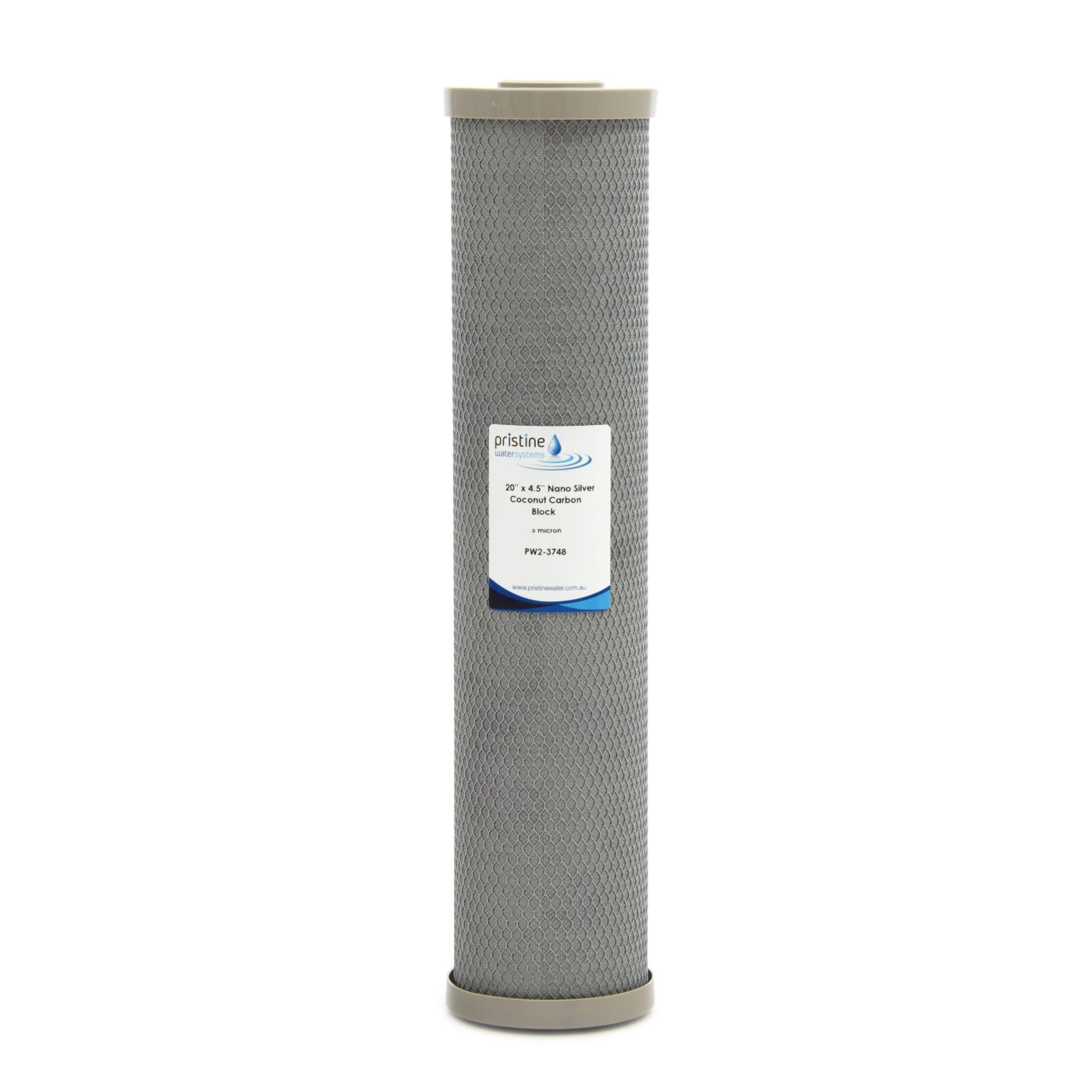 5 mic 20" x 4.5 Nano Silver Coconut Carbon Block